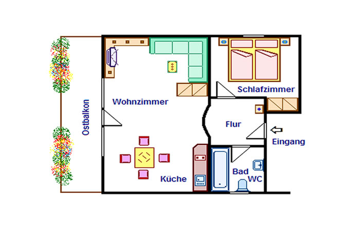 Grundriss 50 Qm Wohnung